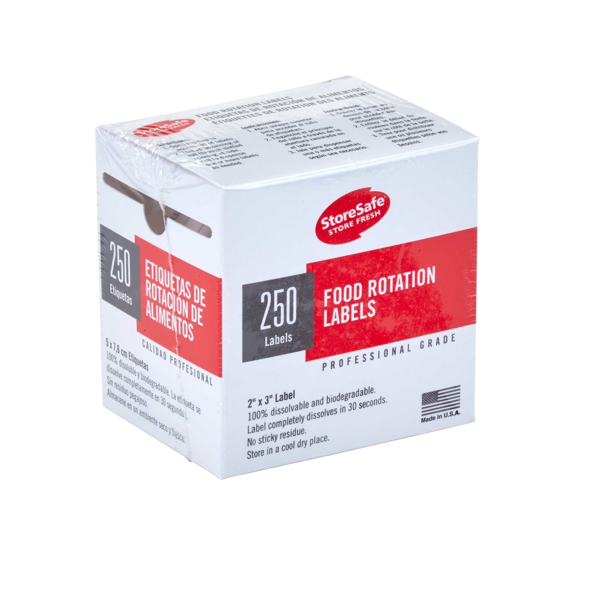 23SLB250 STICKERS 2X3 LABELS 250/ROLL 24 ROLLS/CS