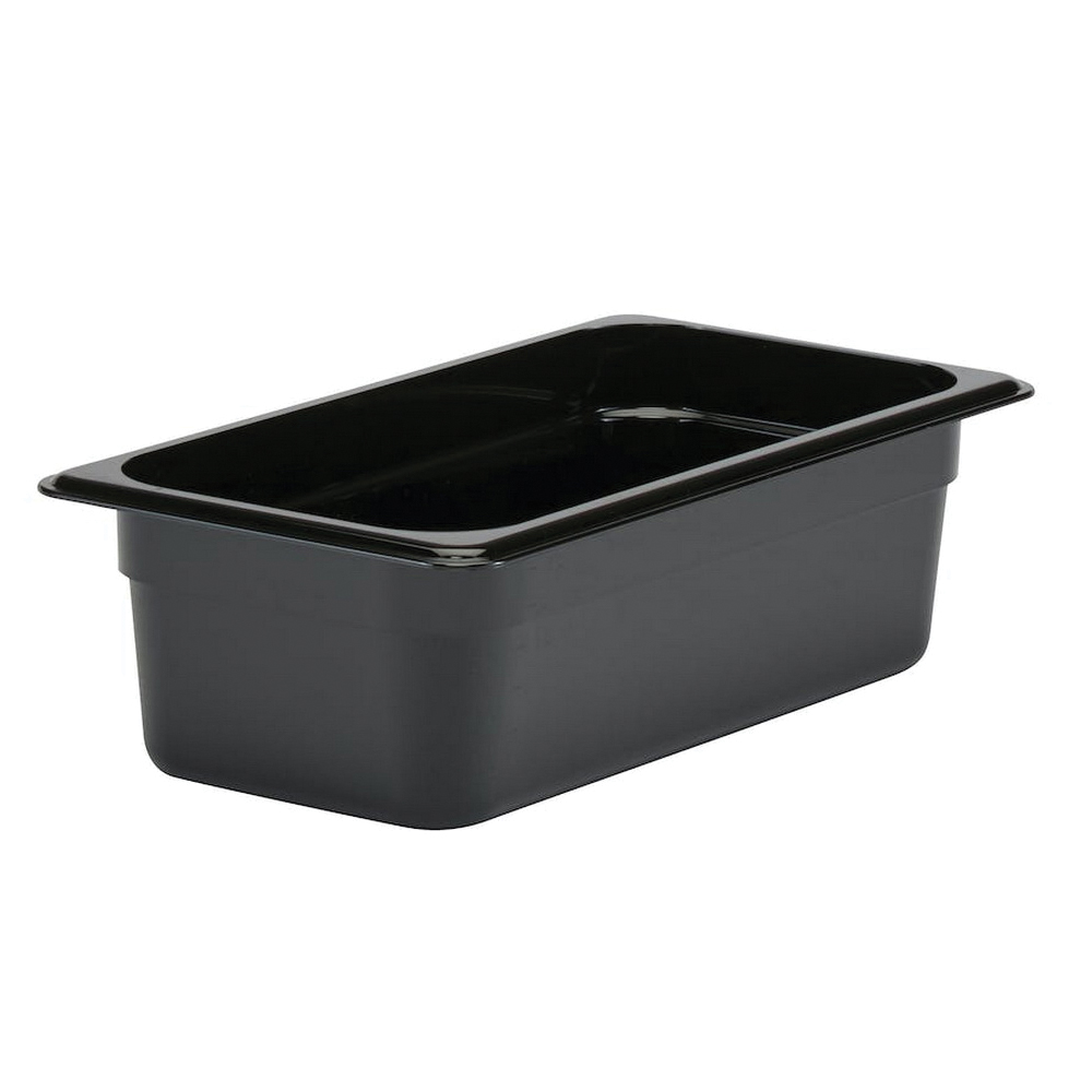 26CW FOOD PAN 1/2X6 BLACK6/CS