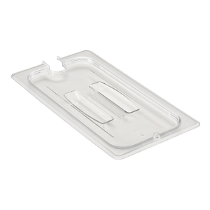 30CWCH135 COVER 1/3 SIZE CLEARFLAT WITH HANDLE 6/CS  STOCK