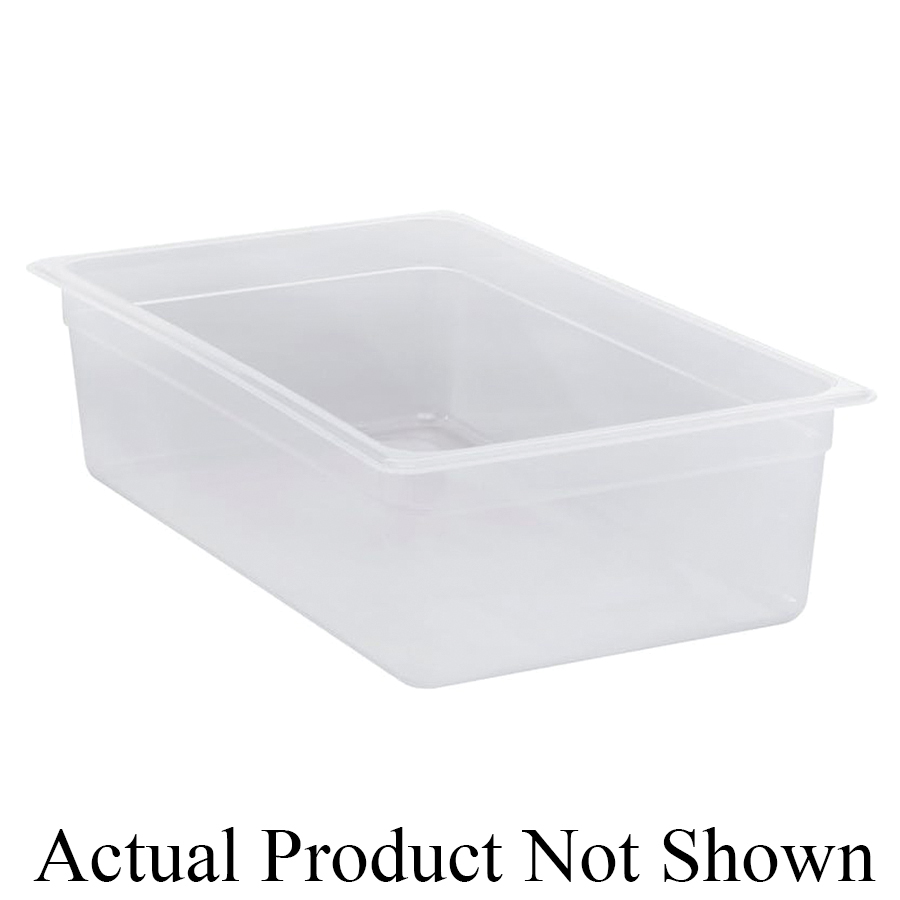 FOOD PAN 1/3 X 6 TRANSLUCENT POLYPRO - 6/CS