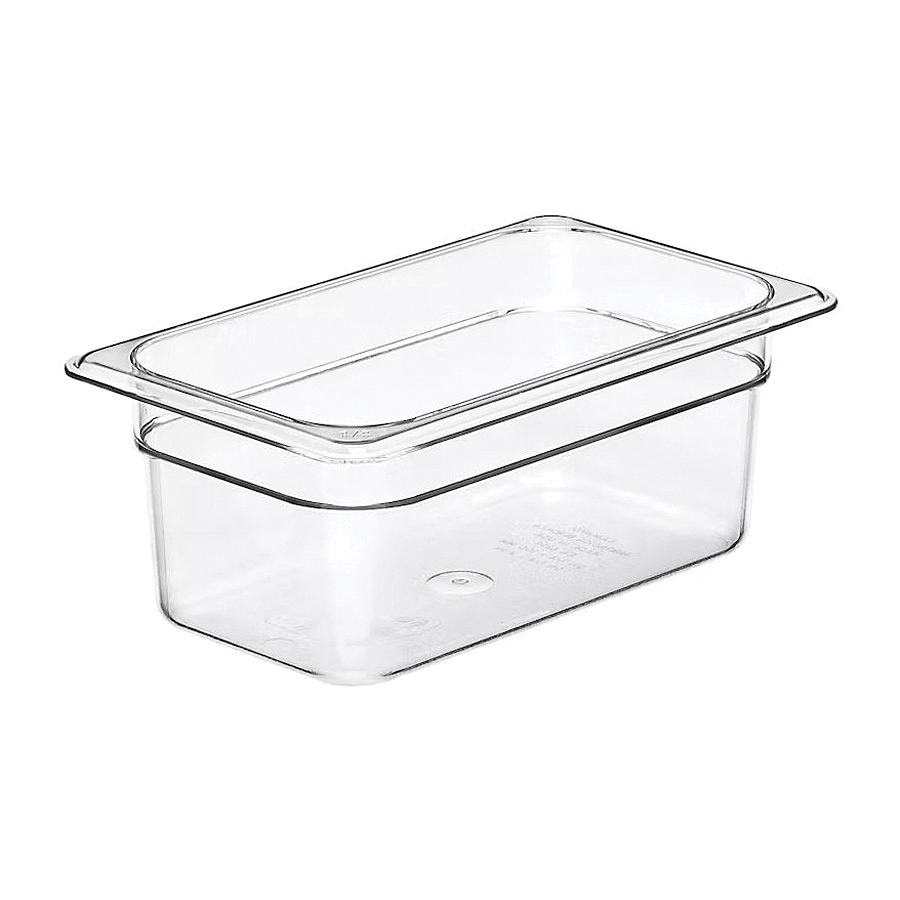 44CW135 FOOD PAN 1/4X4Clear 6/CS0