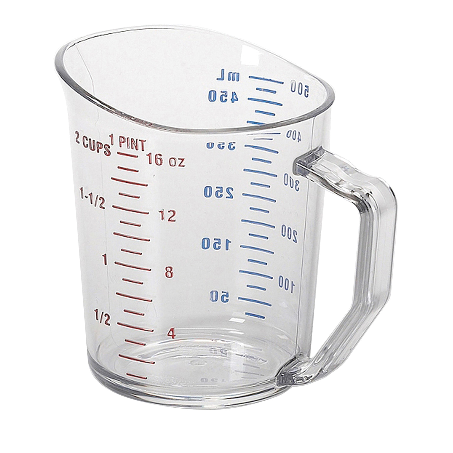 50MCCW135 Pint ( 2 Cup ) Clear Measuring Cup NSF PLASTIC