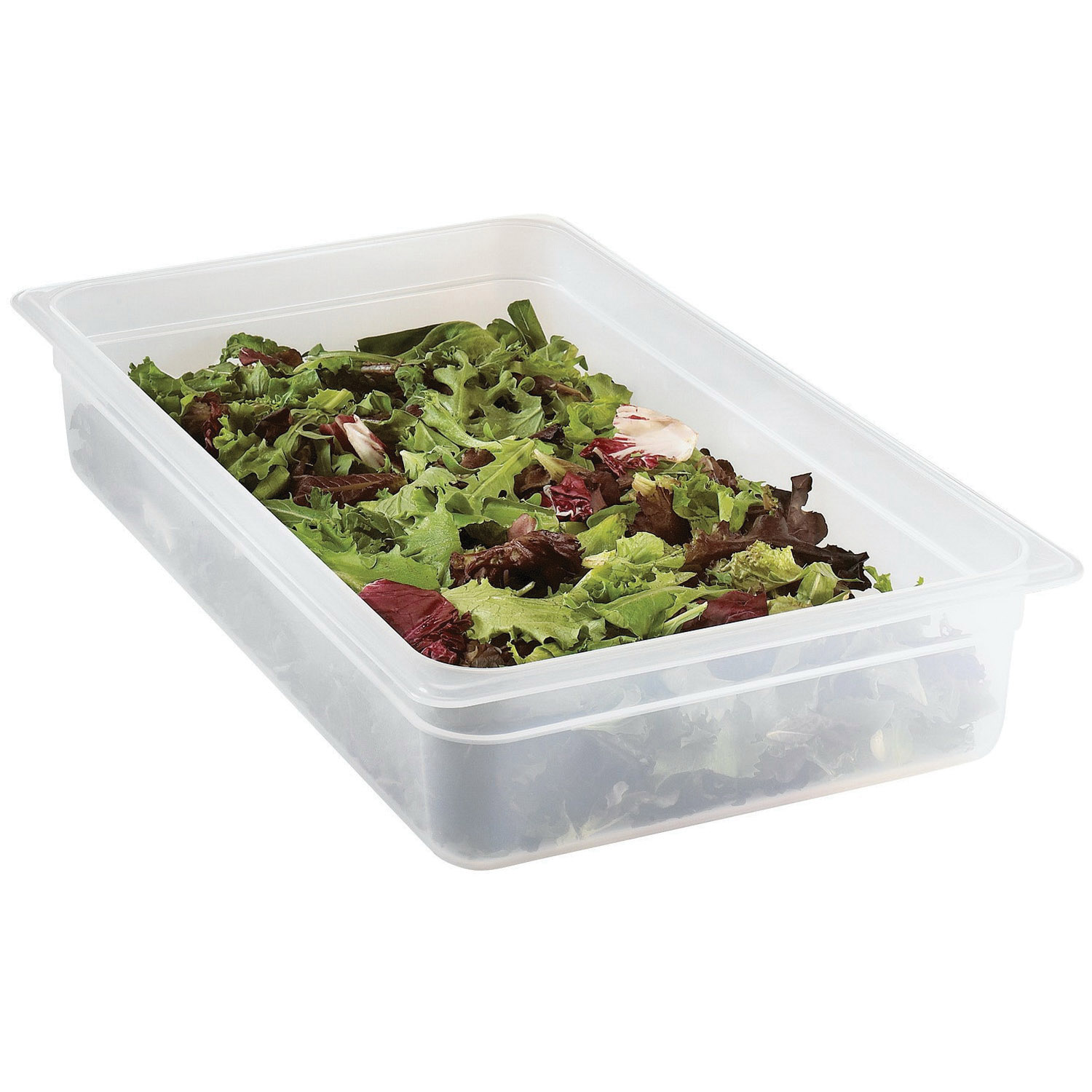 FOOD PAN 1/6 X 6 TRANSLUCENT POLYPRO - 6/CS