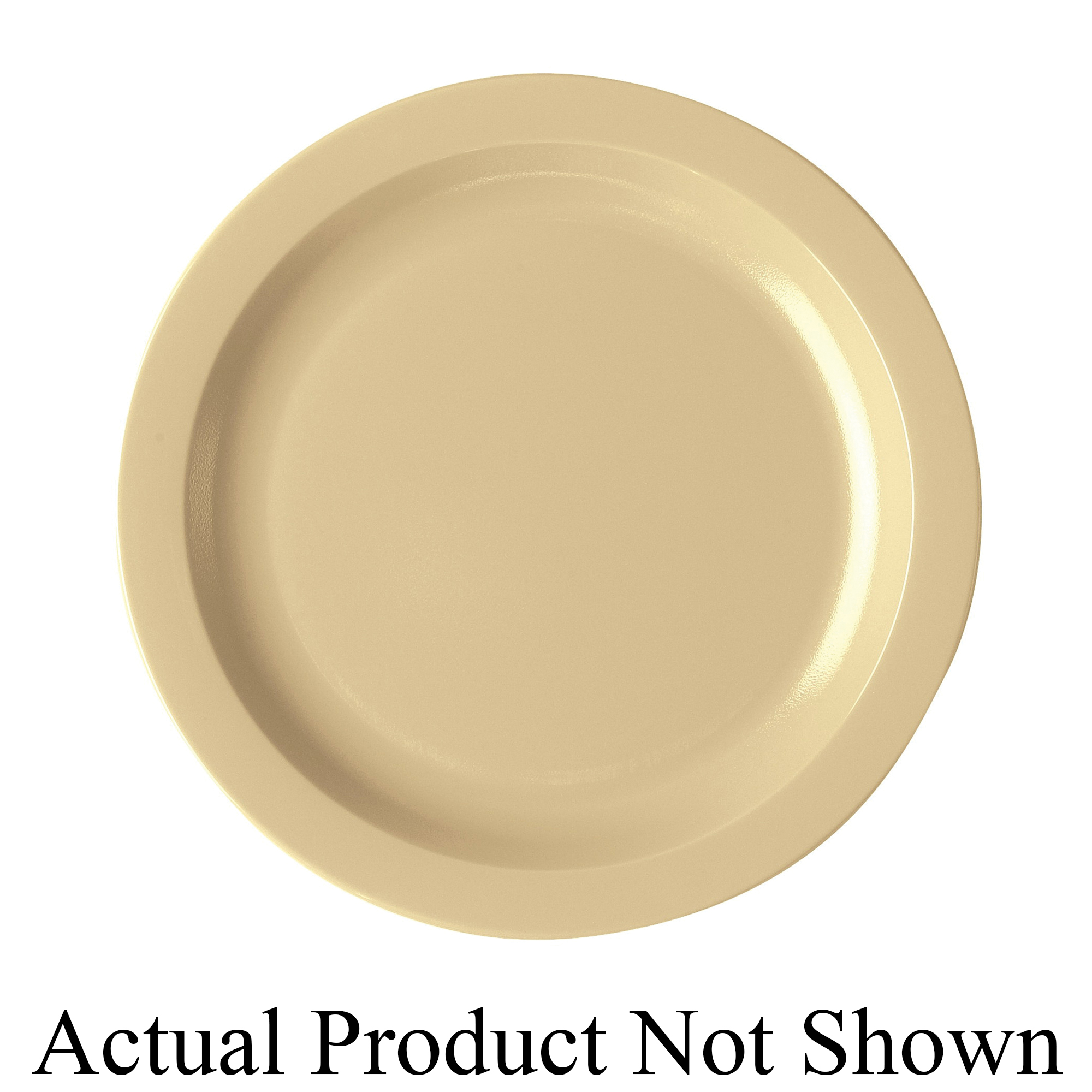 9CWNR133 9" PLATE NR POLYCARB BEIGE 48/CS