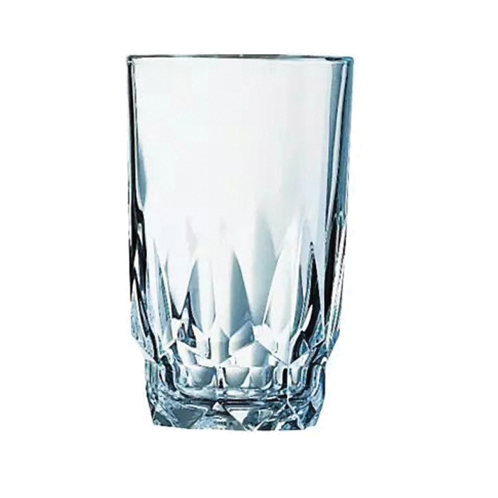 HI BALL GLASS 8.75OZ ARCOROC FULLY TEMPERED - 48/CS