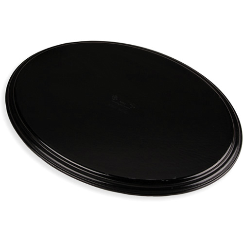 3100GR2004 SERVING TRAY OVAL GRIPTITE BLACK - 6/CS SPEC ORD