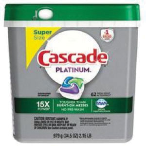 PGC97726 CASCADE ACTIONPACS 3/62CT FRESH SCENT  S/O