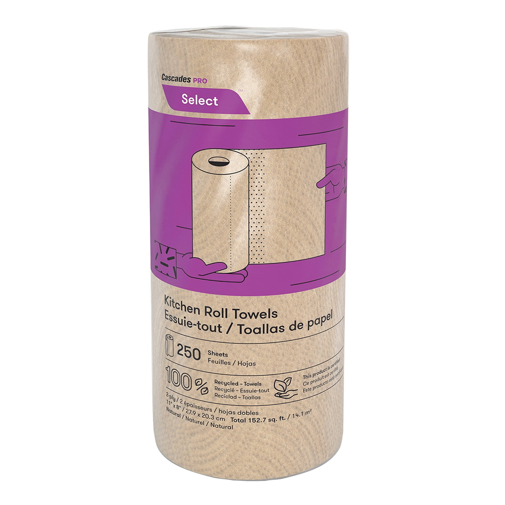 K251 KRAFT HOUSEHOLD TOWEL 12/UNIVERSAL KRAFT 250SHT 12/CS