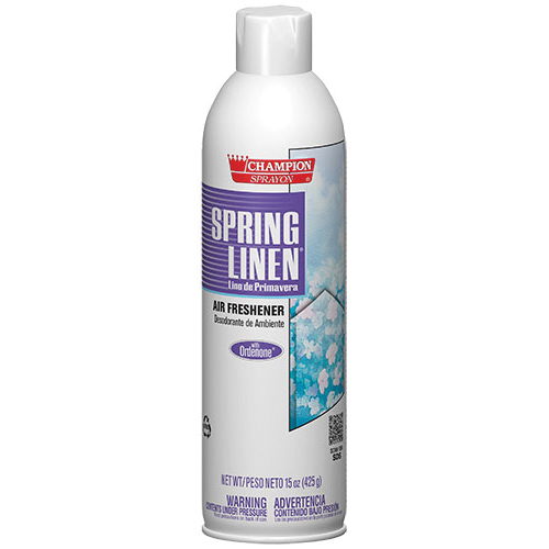 5176 SPRING LINEN AIR FRESHENR12/15OZ CHAMPION S AEROSOL