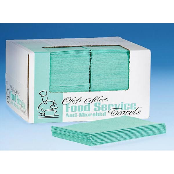 FST-3000G-ANTI 1/4FOLD WIPERANTIMICROBIAL GREEN 150/CS