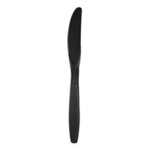 Heavyweight Polystyrene Black Knife  1m/cs