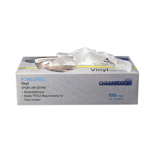 VPS SM VINYL GLOVE 10/100/CS