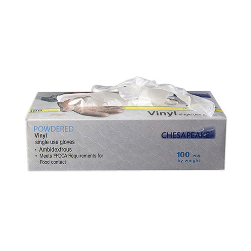 VPM MED VINYL GLOVE 10/100/CS