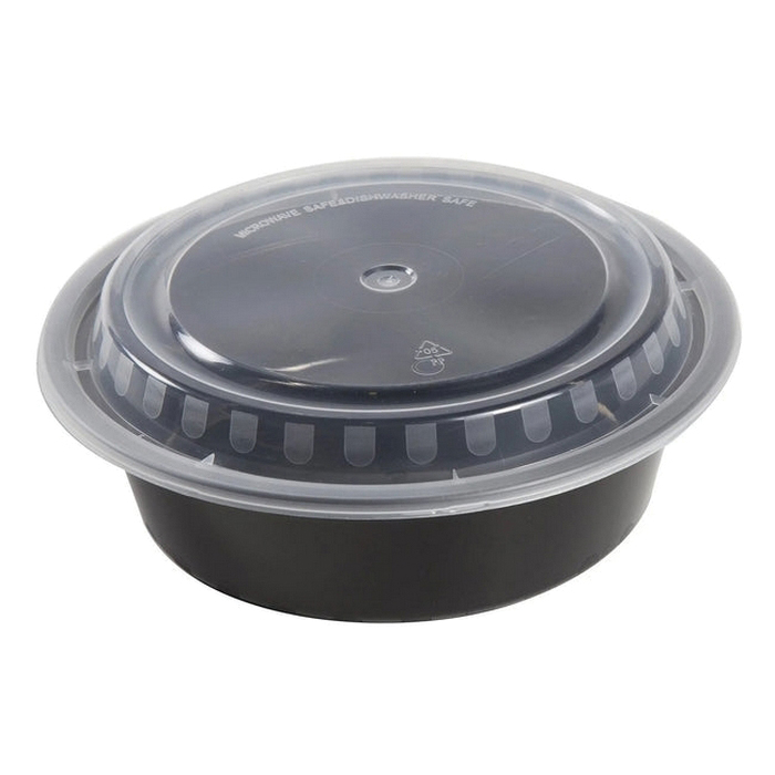 CHB729 32oz RND BLK COMBO 150/CS