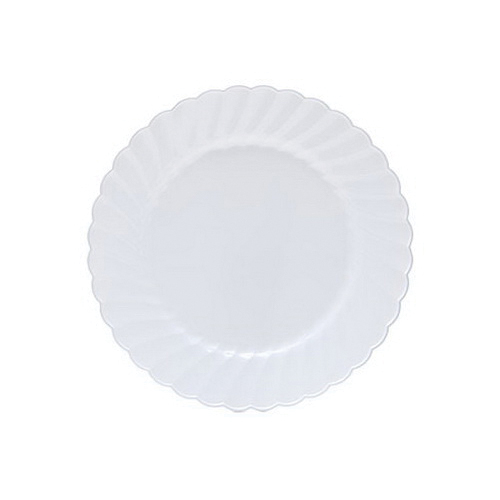 CW6180WH 6" WHITE PLATE 18180/CS