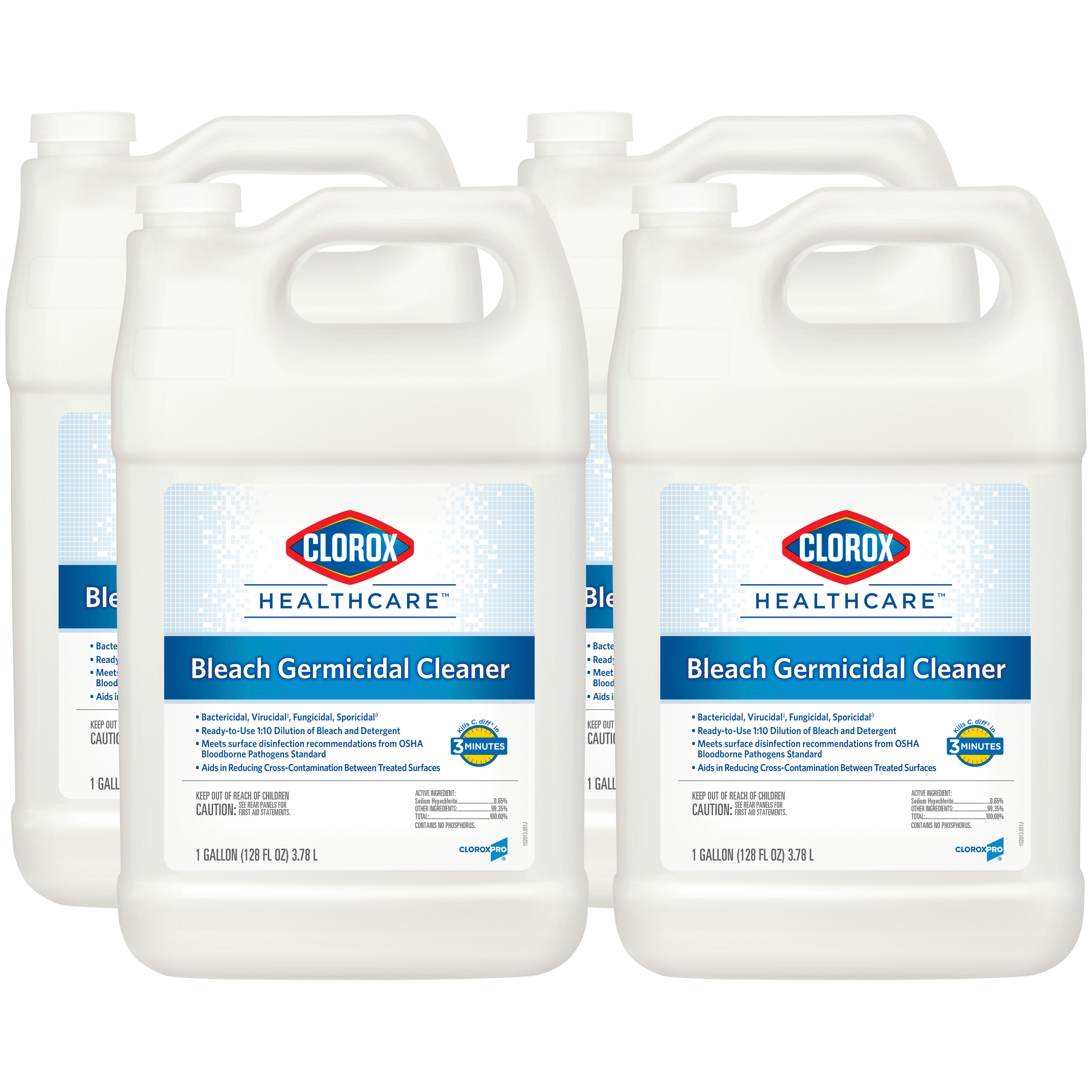 68978  CLOROX GERMICIDL 4/1GAL HOSPITAL CLNR WITH BLEACH