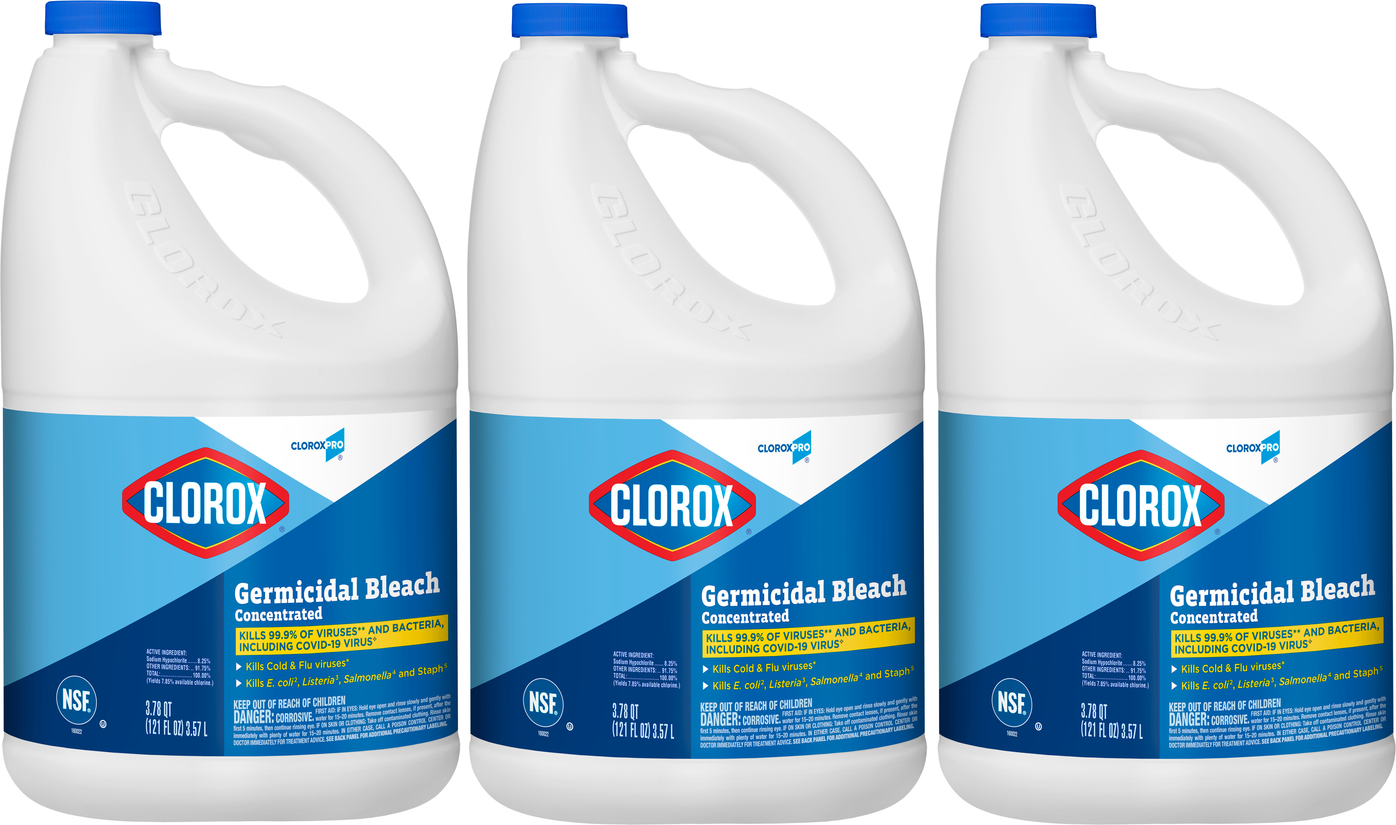 30966 CLOROX BLEACH 3/121oz CONCENTRATED