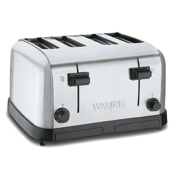 WCT708 TOASTER 4-SLICE MED DUTY X-WIDE SLOTS - EA -