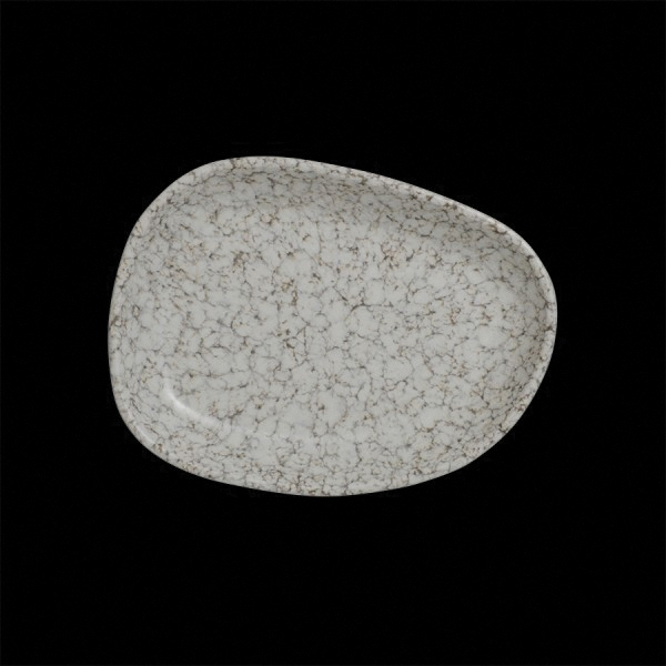 APPETIZER PLATE 6X6 ROCCA MELAMINE STONEWARE STYLE - 12/CS