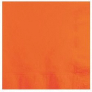 139352154 SUNKISSED ORANGE BEV 9.87X9.87 2PLY 12/50