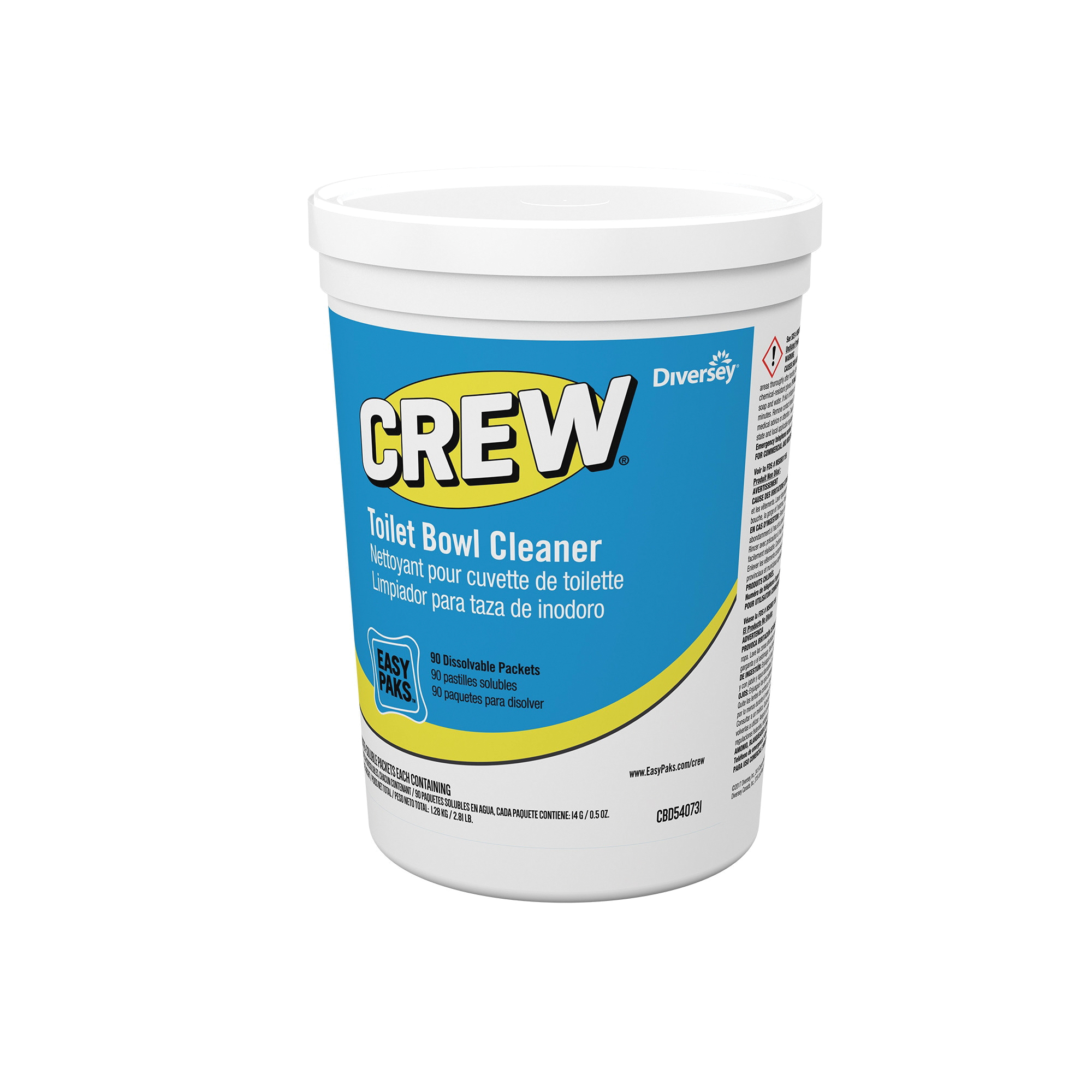 CBD540731 EASY PAK BOWL CLNR2/90CT .5OZ  CREW