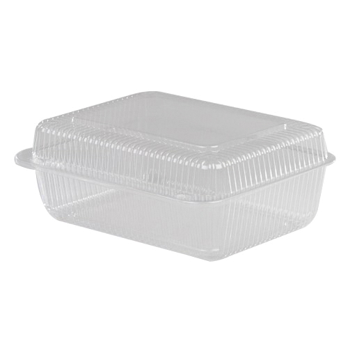 LBH-813 10" Clear BarLock Hinge Container 10X8X4 250/CS