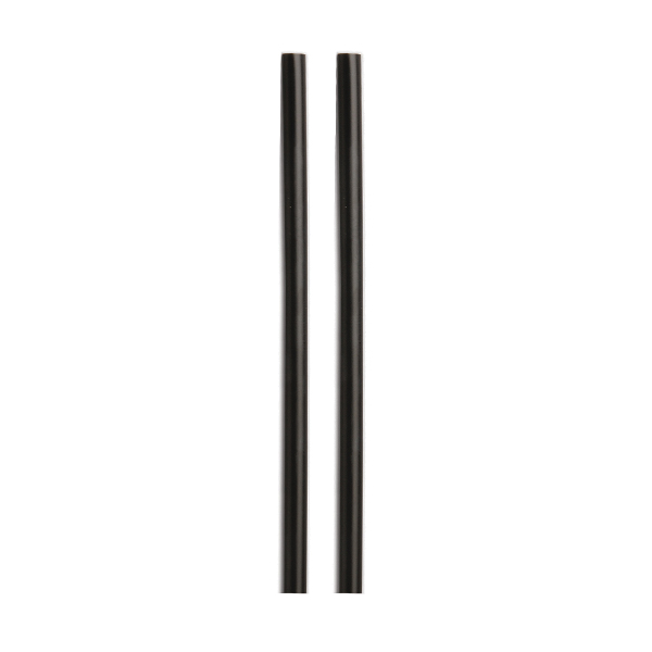 8.5" GIANT UNWRAP BLK STRAW 9600/CS