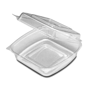N32WN MED HINGED DEEP CONTAINER 160/CS 8" PLA COMPOSTABLE