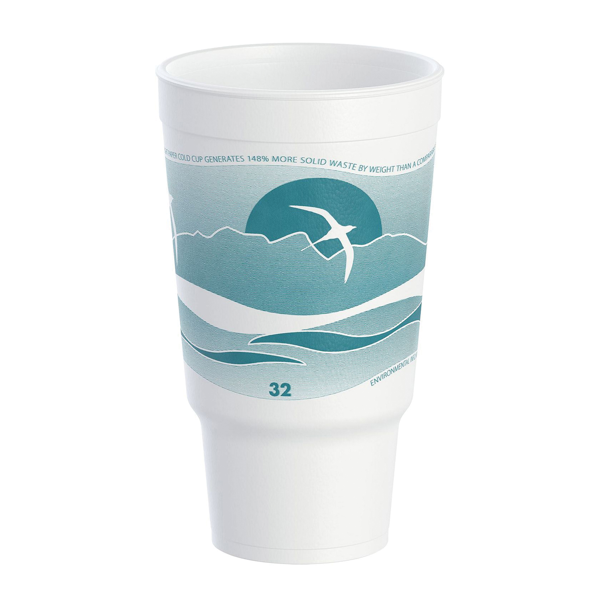 32AJ20H 32oz HORIZON FOAM CUP500/CS CAR CUP BOTTOM