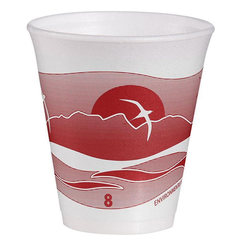 8LX8H 8OZ HORIZON FOAM CUP1M/CS