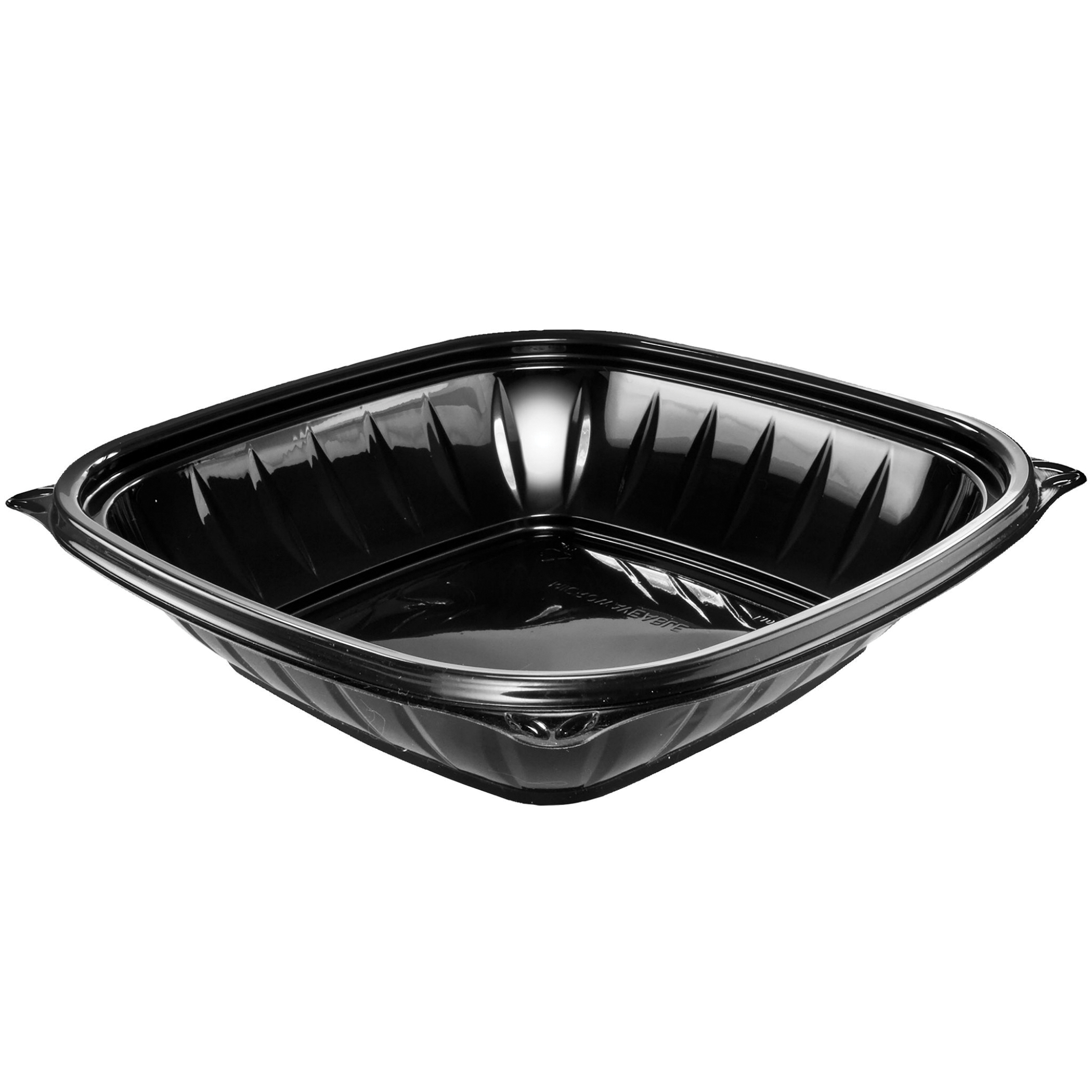 B32SB 32oz BLACK SQUARE BOWL252/CS PRESENTA BOWL