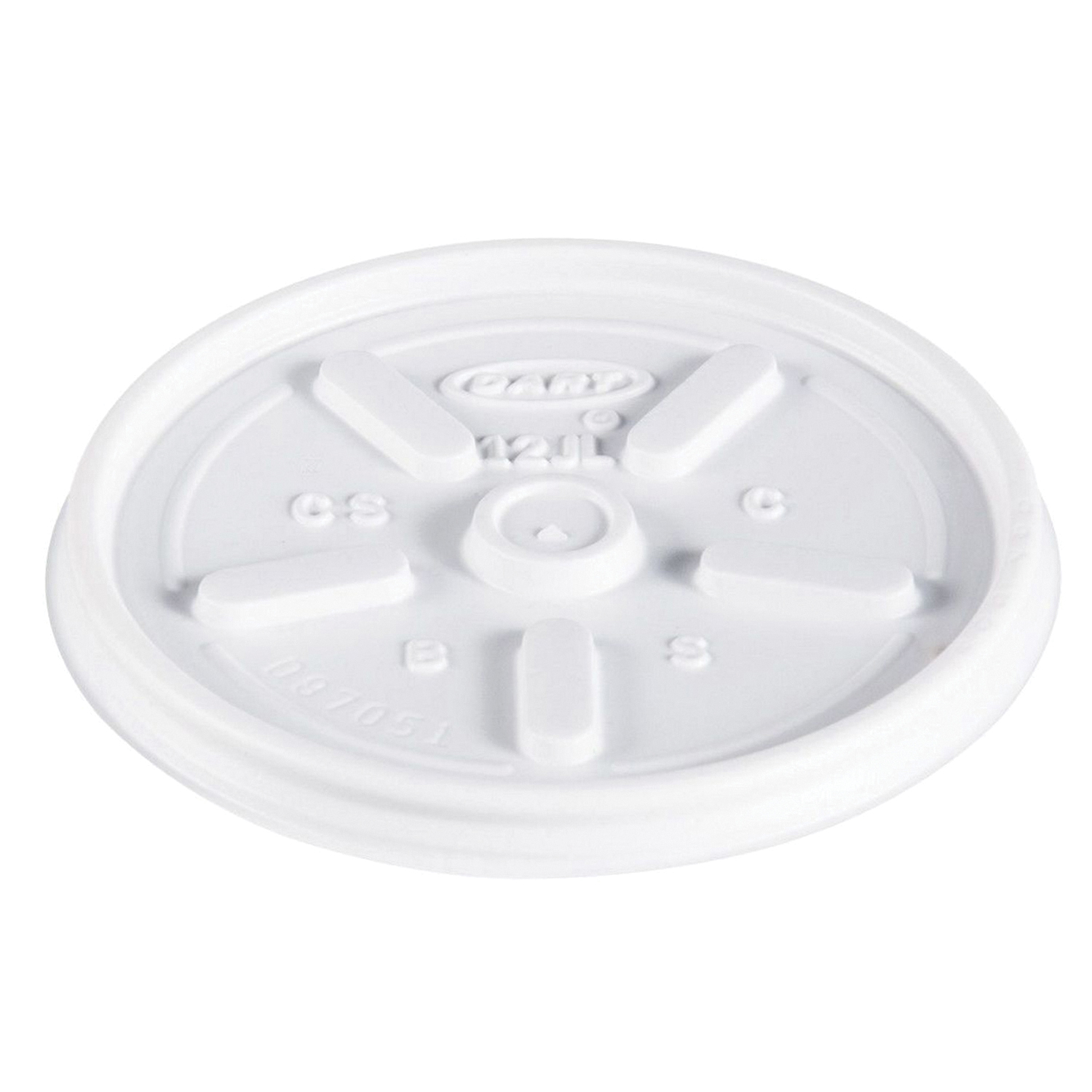 12JL VENT WHT LID 1M/CS