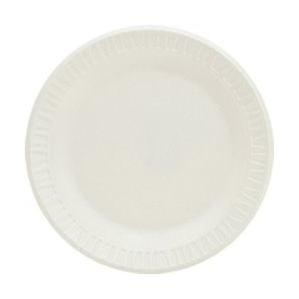 6PWCR 6" WHITE FOAM PLATE 1M/CNON-LAMINATED