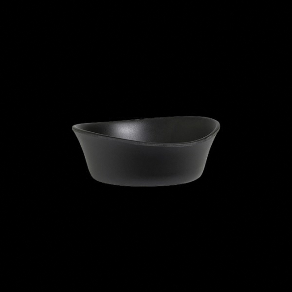 7000DD016 16oz Black Melamine Grapefruit Bowl 12/cs