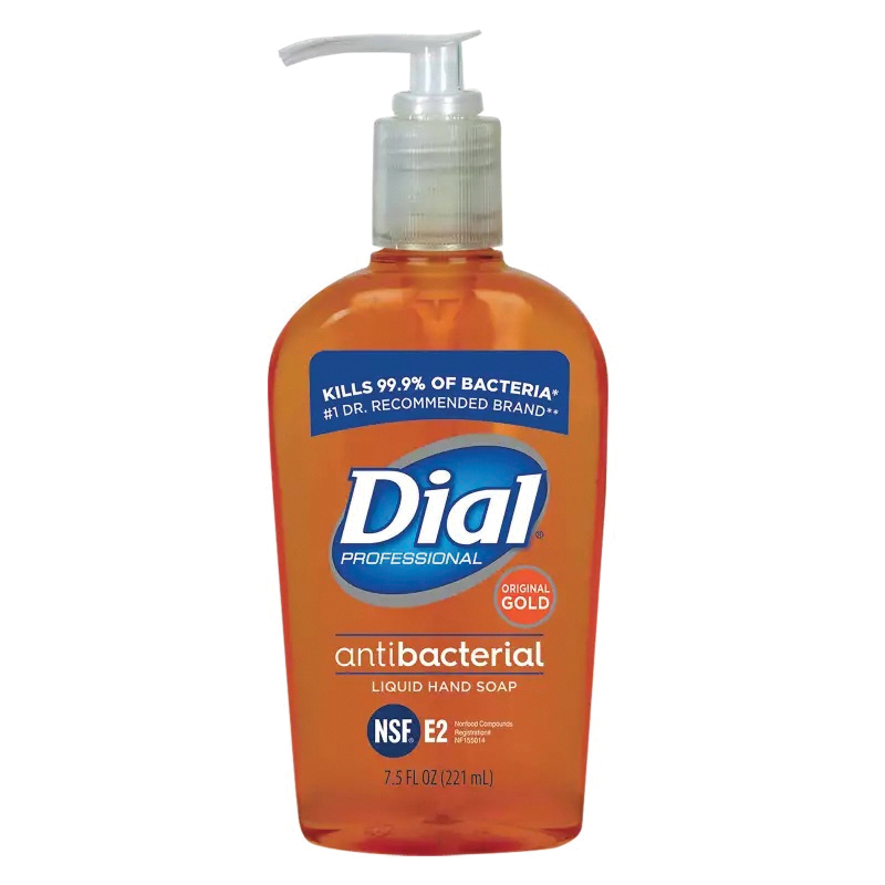 DIA84014CT DIAL GOLD SOAP PUMP12/7.5OZ ANTIMICROBIAL