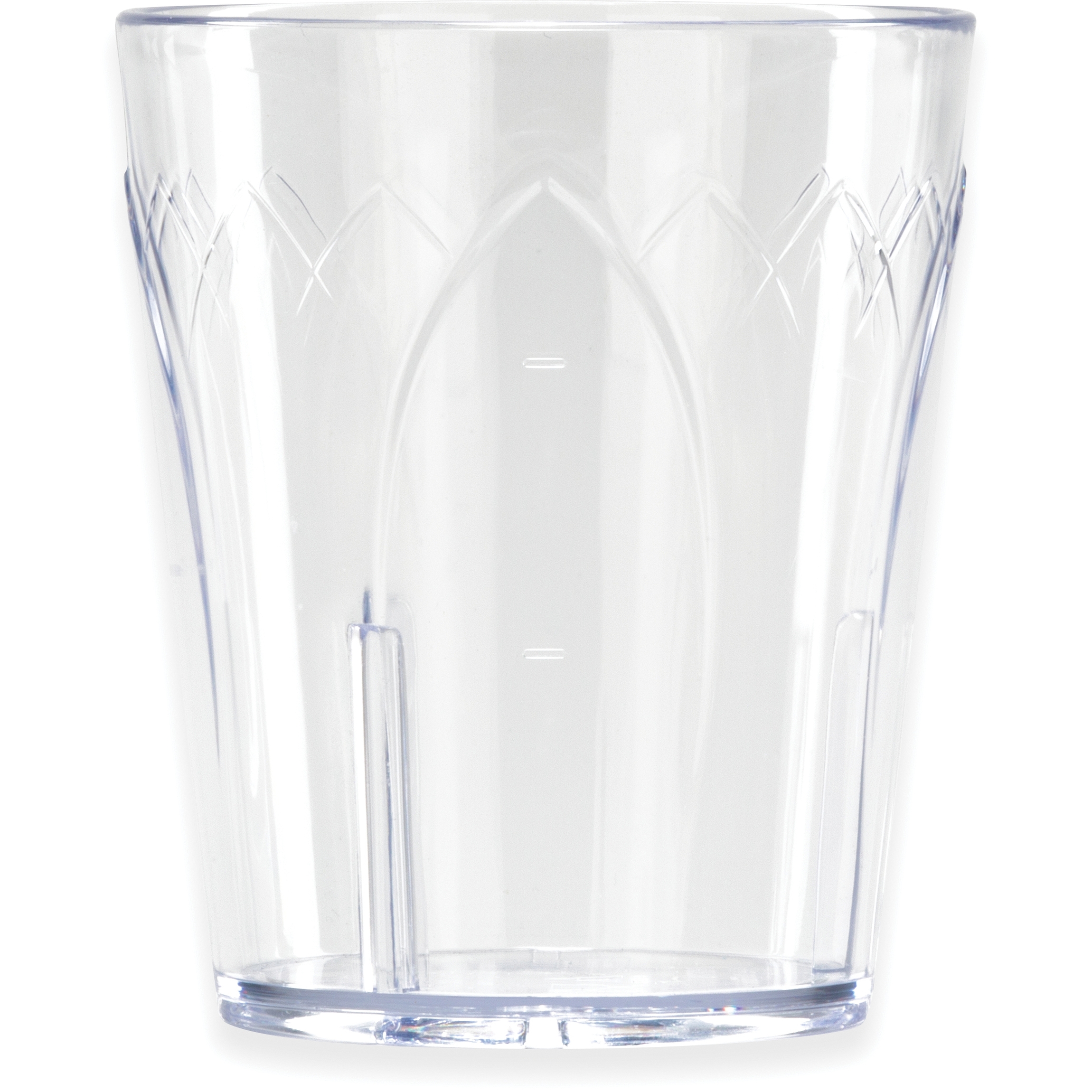 DXFT607 TUMBLER PLASTIC 6OZ FENWICK CLEAR - 72/CS -