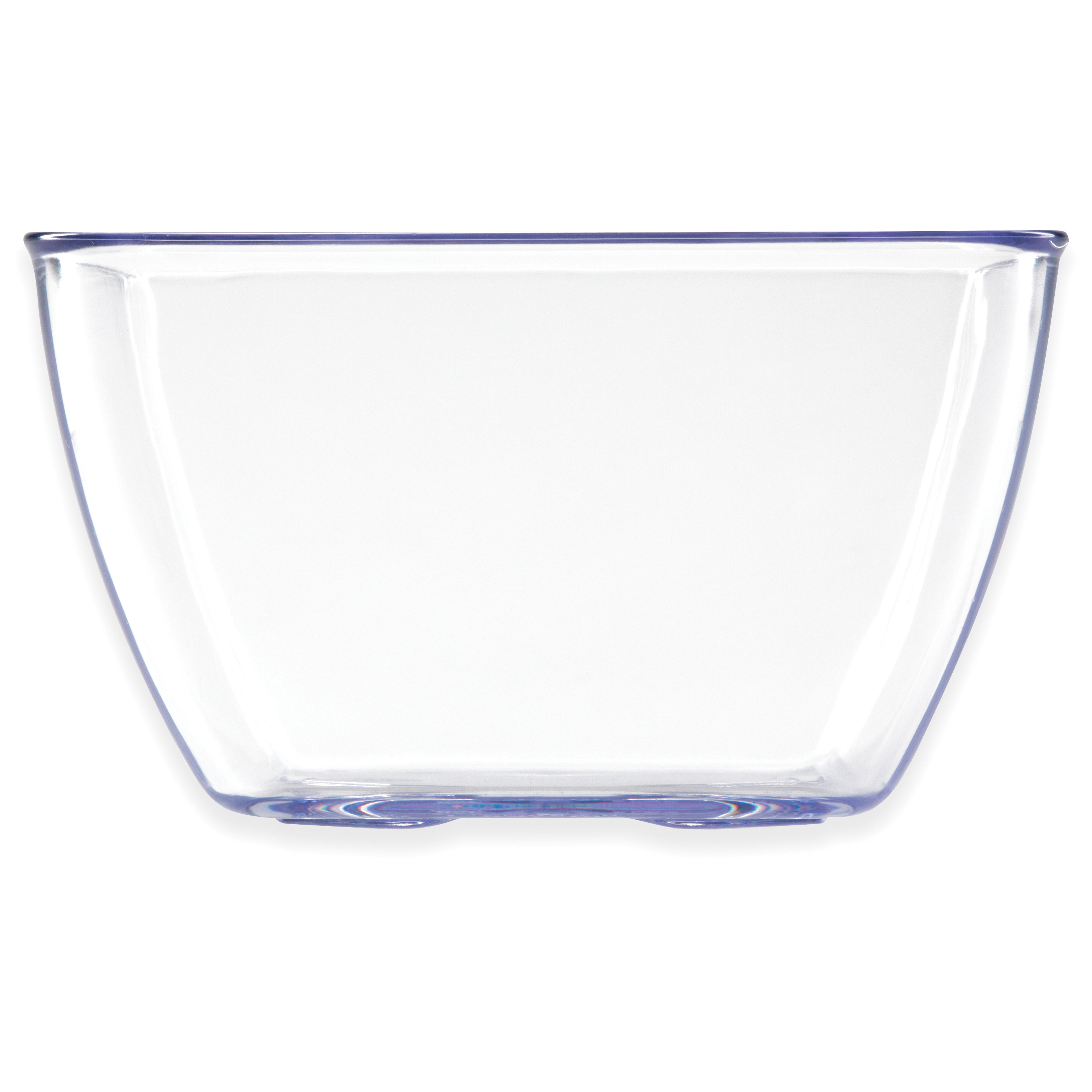 DXSB1207 12oz Square SAN Clear Bowl 48/cs