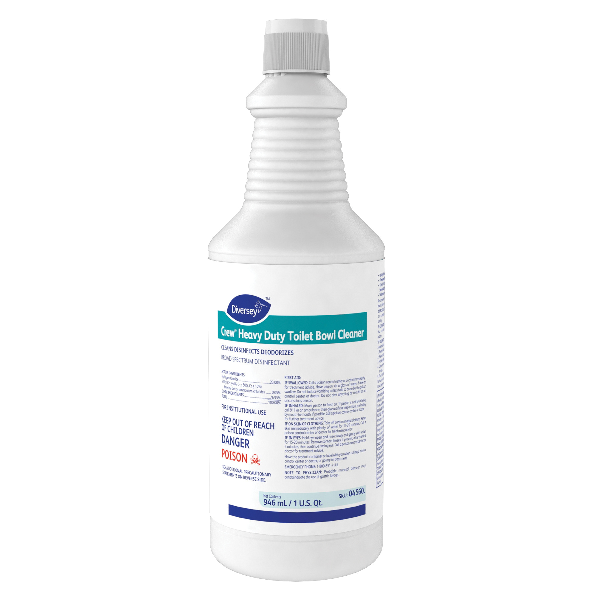 4560 CREW 23% HCL 12/32OZ BOWL CLEANER