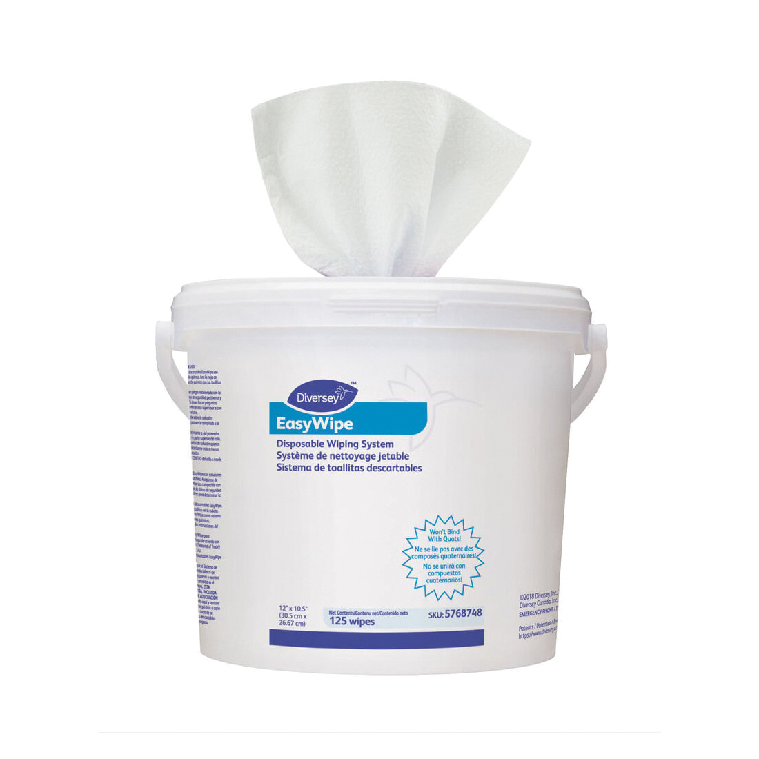 5768748 EASYWIPE 6/120CTDISPOSABLE WIPING SYSTEM
