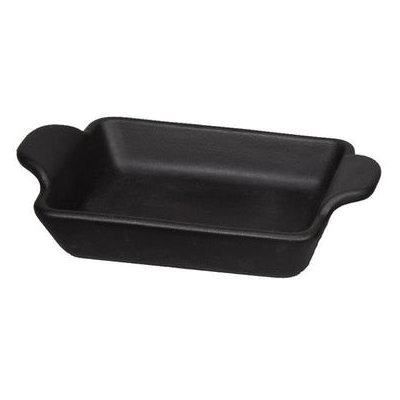 DCI539BI BAKING DISH 10OZ RECT BLACK IRON GLAZE CER 24/CS STK