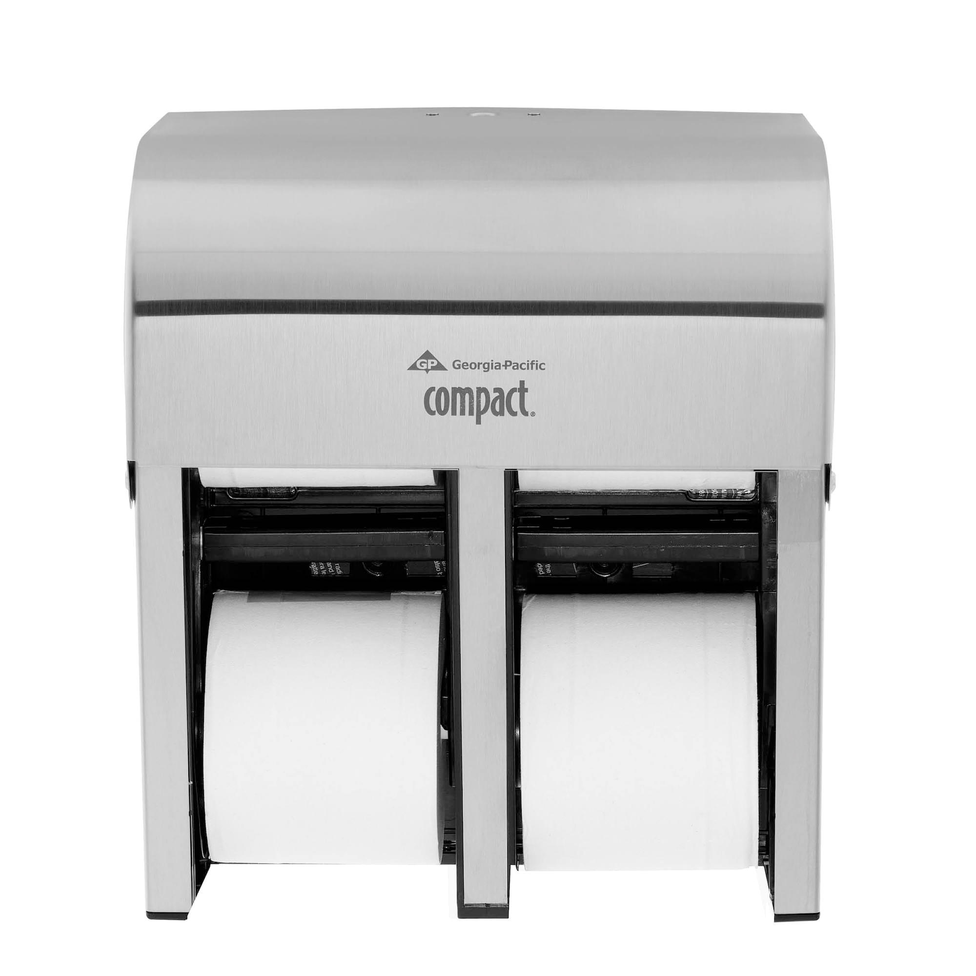 56748 4ROLL T.T. DISPENSER EAVERTICAL STAINLESS STEEL