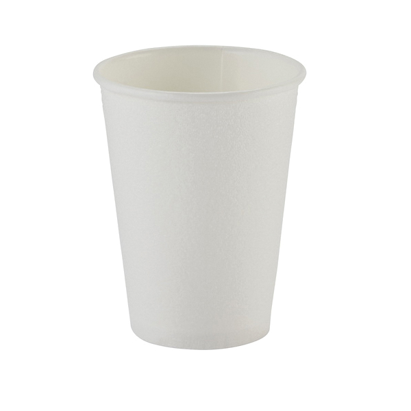12oz White Perfect Touch Hot Cup  1M/CS