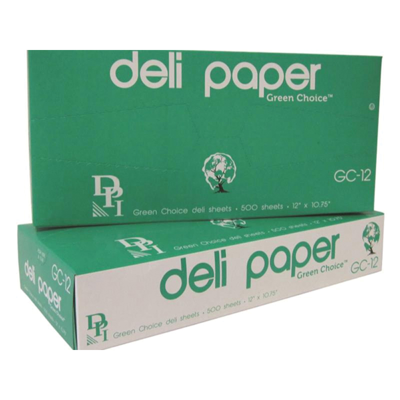 GC-12 12X10.75 GC DELI PAPER12/500/CS  KRAFT GREEN CHOICE