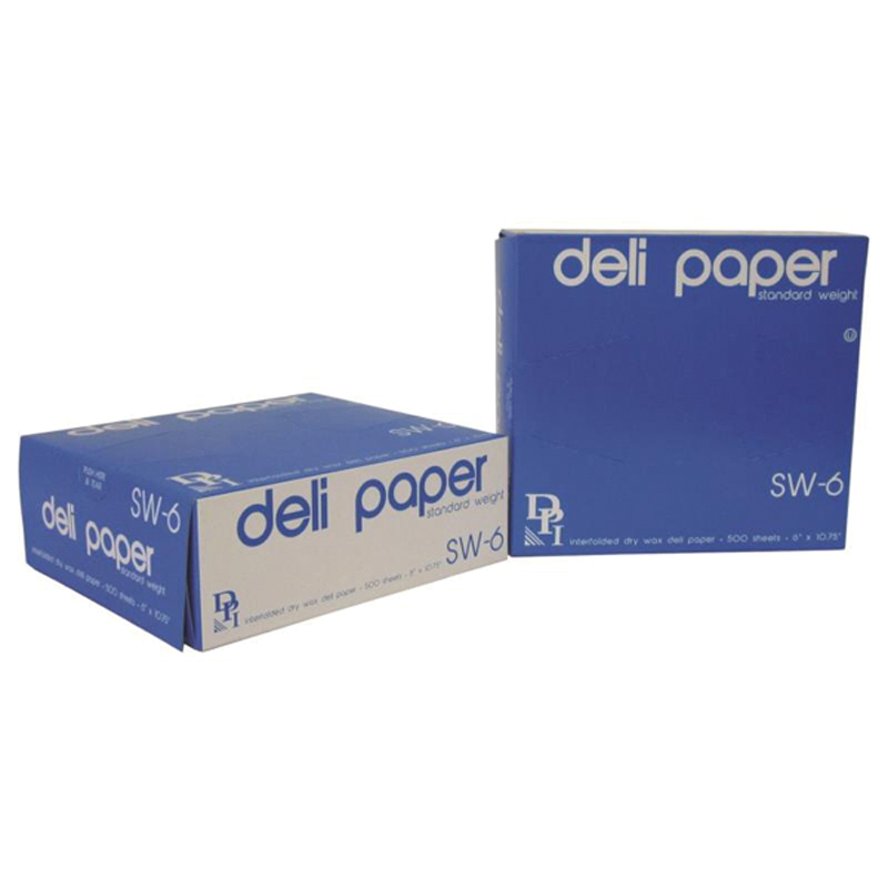 SW-6 6X10 DELI PAPER 12/500WHT INTERFOLD 6M/CS