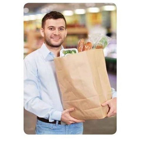 1/6 KRAFT HANDLE SACK 300/BDL