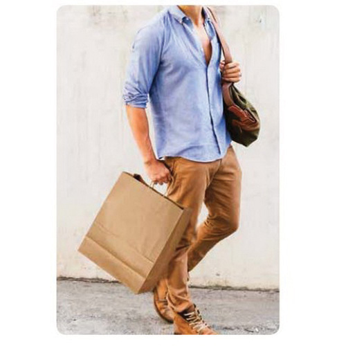 16X11X18.25 KRAFT BAG 200/BD GRANDE SHOPPER