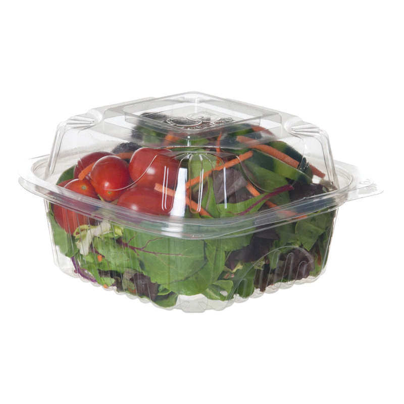 Clear Clamshell 6" Renewable & Compostable 240/cs
