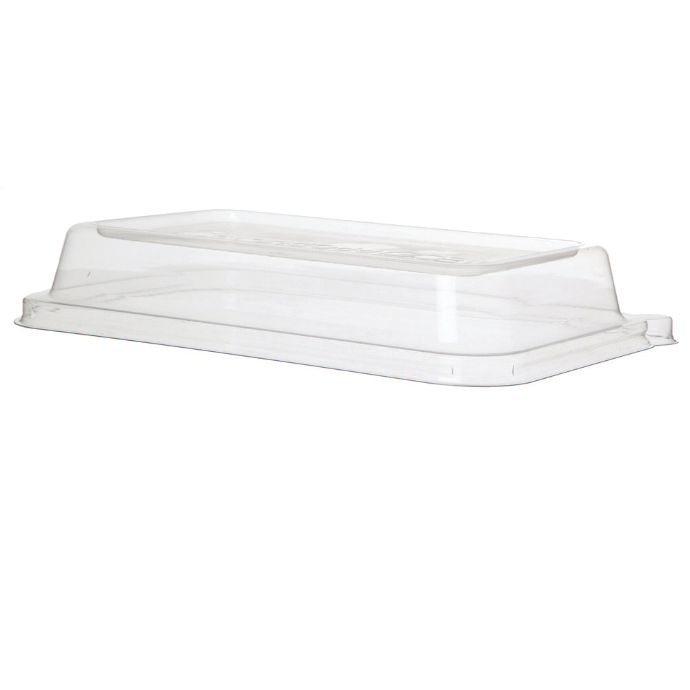 TAKE-OUT CONTAINER LID 400/CS RECT CLEAR 24/32OZ
