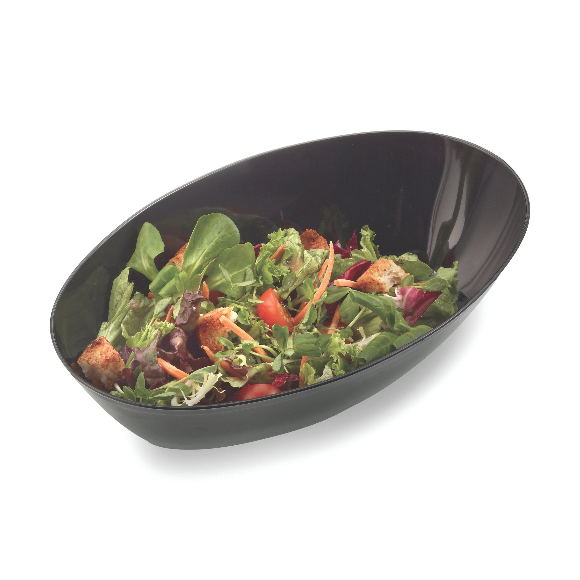 Black QUART OVAL BOWL50/CS