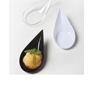 EMI-634 CLR MINI TEARDROP DISH 200/CS